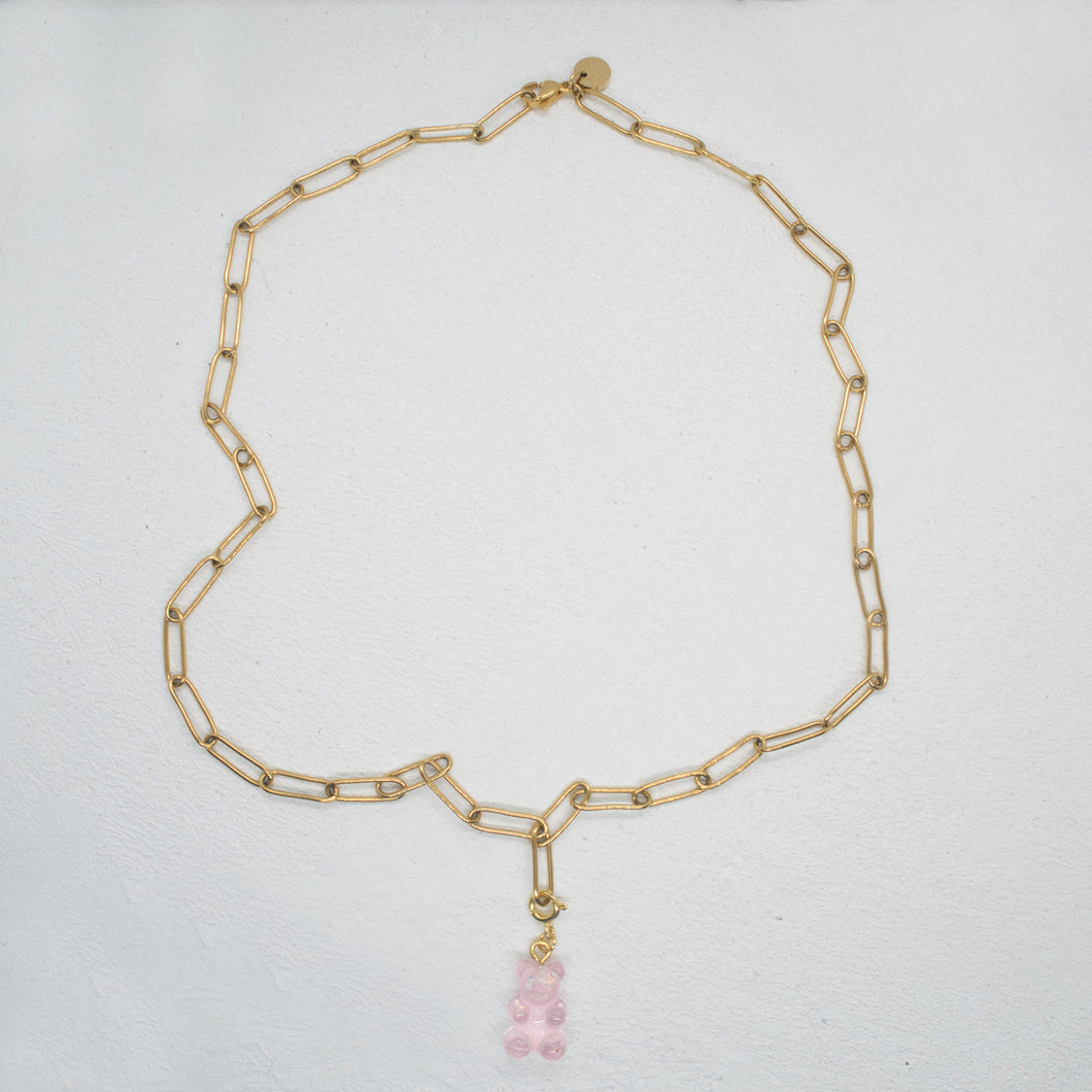 JELLY BABY LIGHT PINK NECKLACE